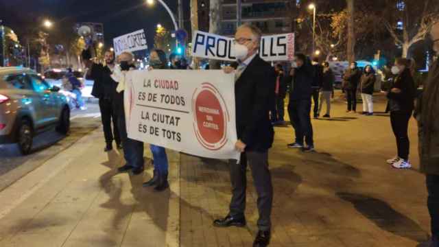 Josep Bou, en la manifestación contra los cortes de la Meridiana / JOSEP BOU - TWITTER