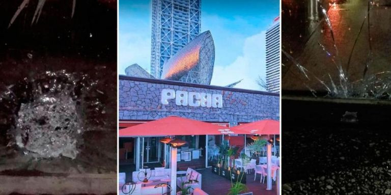 Imagen de la discoteca Pachá Barcelona y dos imágenes del tiroteo / CRÓNICA GLOBAL