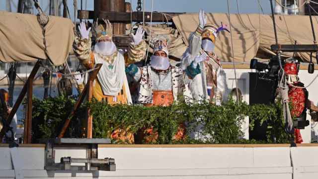 Los Reyes Magos, a su llegada a Barcelona / AYUNTAMIENTO DE BARCELONA