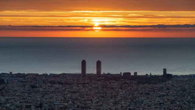 Panorámica de Barcelona realizada desde el Observatori Fabra / ALFONS PUERTAS - @alfons_pc