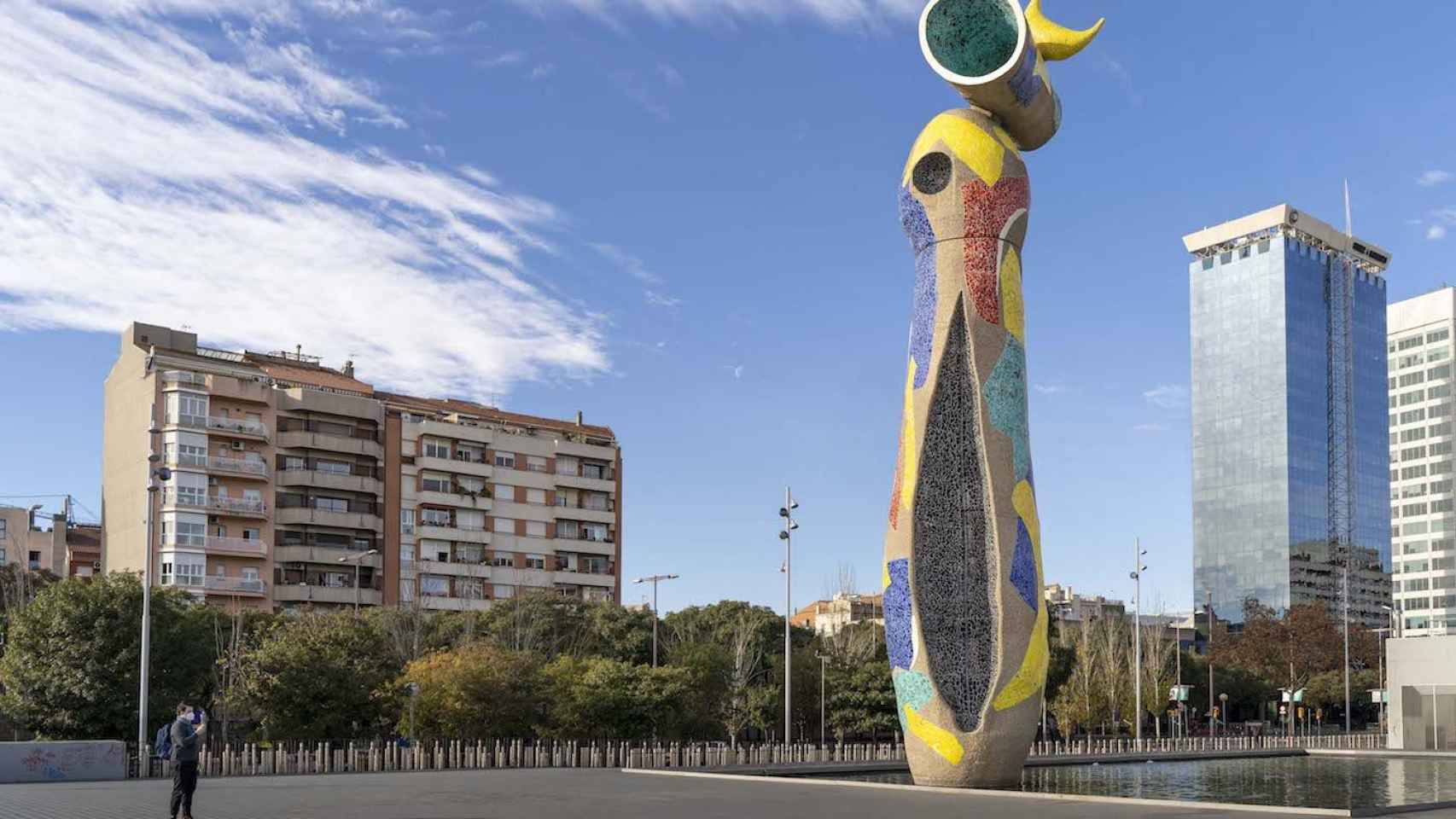 Escultura de la 'Dona i Ocell', de Joan Miró / INMA SANTOS