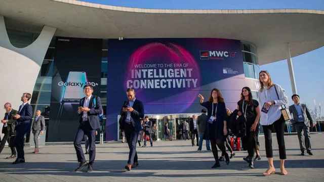 Asistentes a una edición anterior del Mobile World Congress en Barcelona / EUROPA PRESS