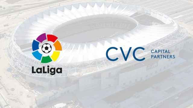 Logos de LaLiga y CVC