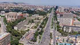 Vista aérea de la avenida de la Diagonal de Barcelona en una imagen de archivo / AYUNTAMIENTO DE BARCELONA