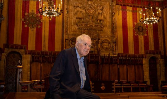 Ernest Maragall, Líder de ERC en el Ayuntamiento de Barcelona durante la entrevista con Metrópoli Abierta / LUIS MIGUEL AÑÓN (MA)
