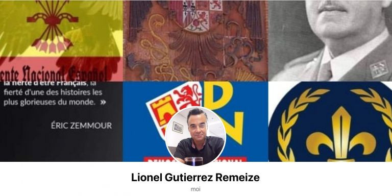 El neonazi Lionel Gutiérrez, en su perfil de Facebook / METRÓPOLI