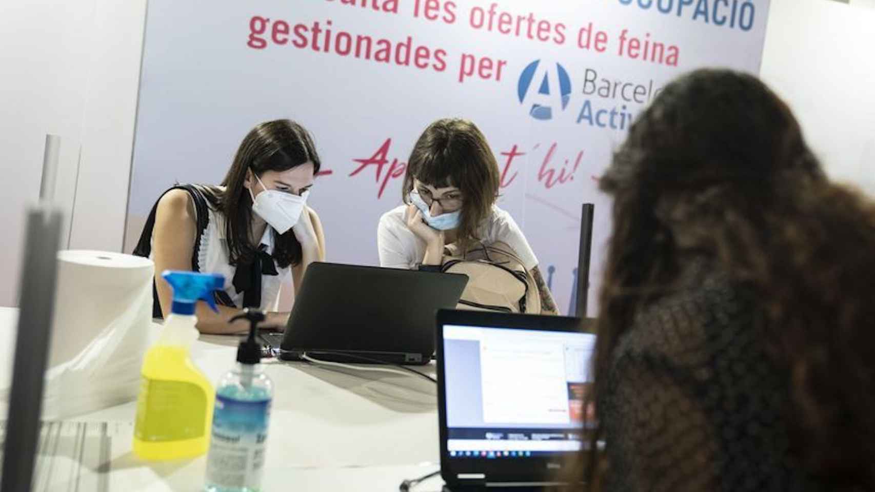 Asistentes a los cursos de idiomas de Barcelona Activa / AYUNTAMIENTO DE BARCELONA