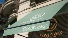 Exterior de un comercio de la startup barcelonesa GoodNews / GOOD NEWS