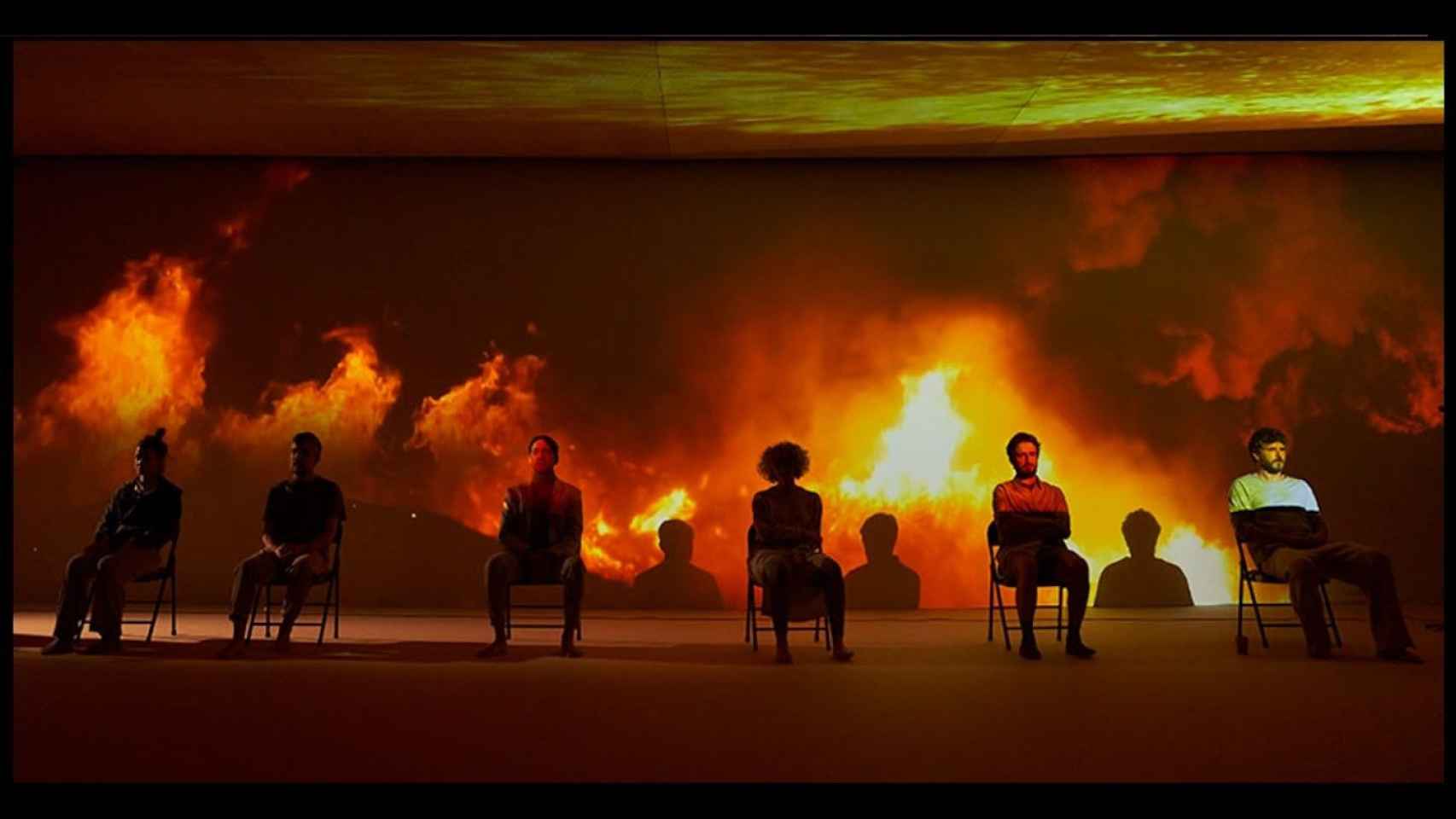 Escena de la obra 'Animal Negre Tristesa' que se estrena en la Sala Beckett / SALA BECKETT