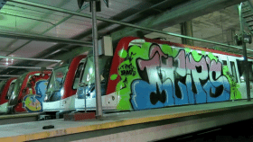 Actos vandálicos en metros de Barcelona / CRÓNICA GLOBAL