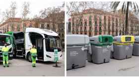 Contenedores y vehículos nuevos de recogida de residuos / AYUNTAMIENTO BARCELONA