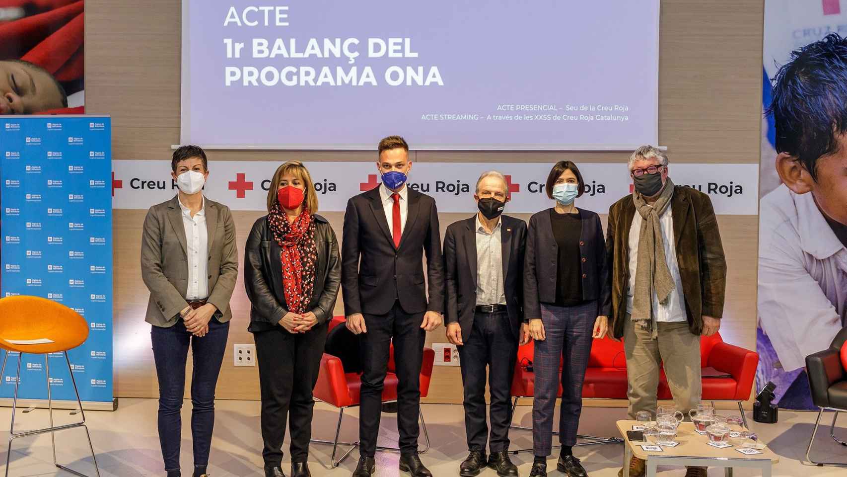 Acto celebrado en la sede de la Cruz Roja de la mano de Aigües de Barcelona