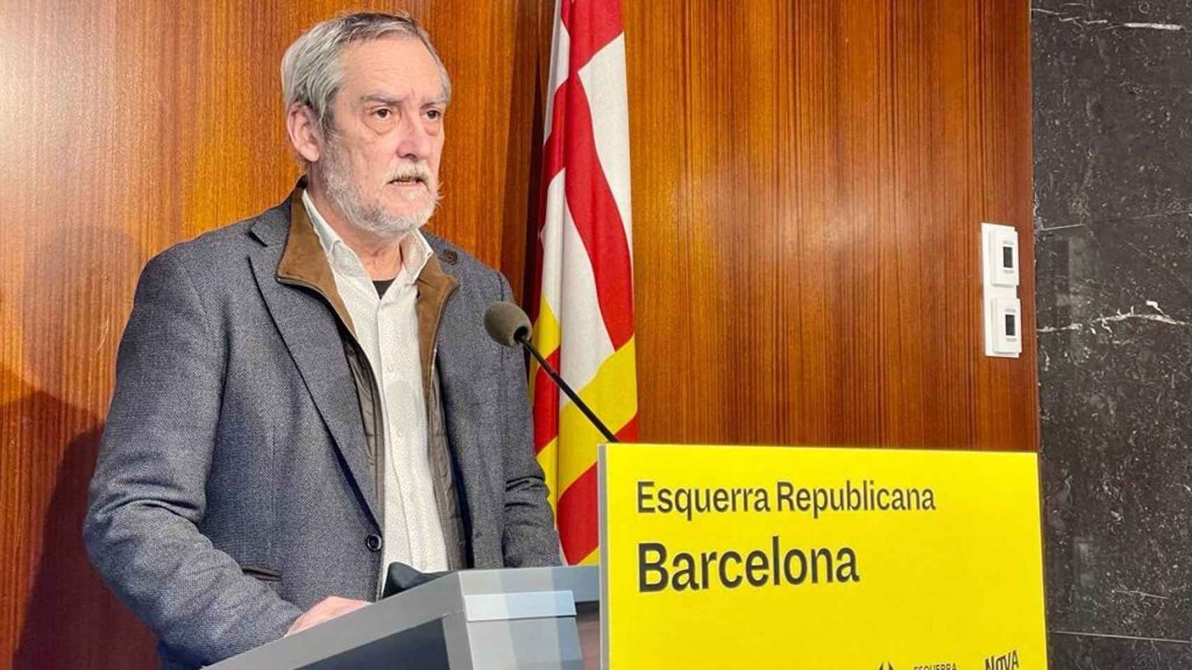 El portavoz de ERC en Barcelona, Jordi Coronas culpa a Colau de su incompetencia en Ciutat Vella / EUROPA PRESS