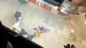 Brutal pelea nocturna en la calle Escudellers / METRÓPOLI