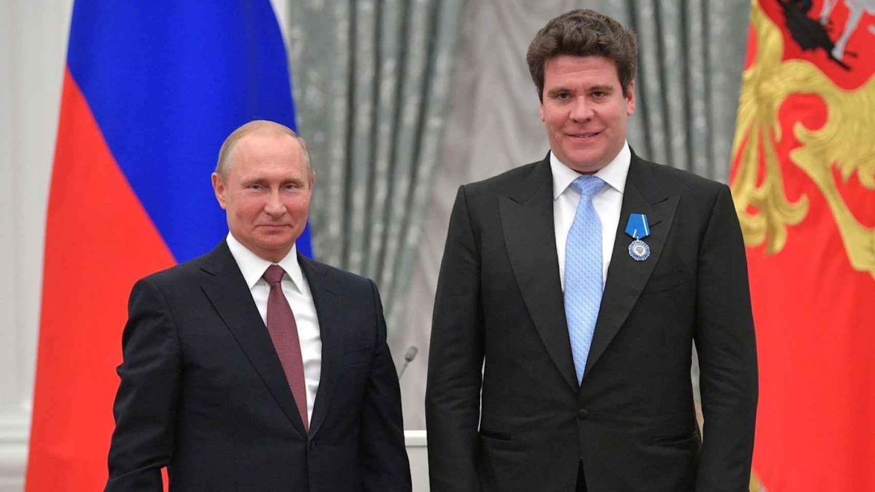 Denis Matsuev, después de ser condecorado por Vladimir Putin en 2018 / KREMLIN
