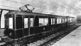 Un convoy de metro antiguo de Barcelona / FUNDACIÓ TMB