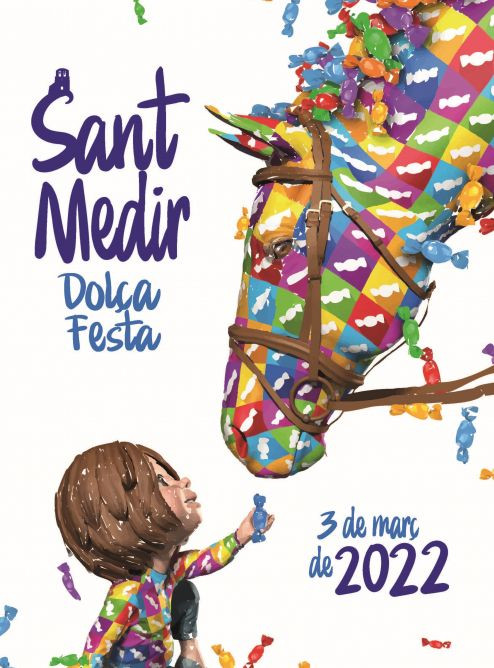 Cartel de la fiesta de Sant Medir 2022 / AYUNTAMIENTO DE BARCELONA