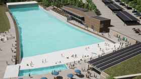 La recreación de la futura piscina de olas artificiales de Sabadell / AYUNTAMIENTO DE SABADELL