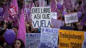 Manifestación del 8 de marzo, Día Internacional de la Mujer Trabajadora