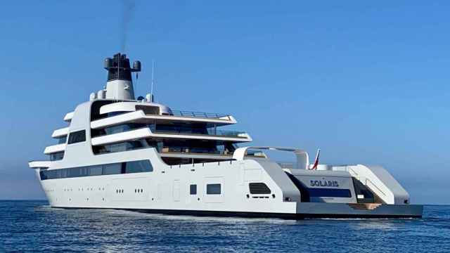 Exterior del macroyate My Solaris, del oligarca ruso Roman Abramovich