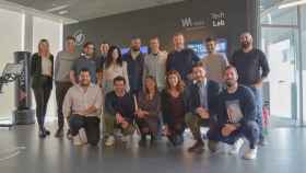 Equipo de Wayra Barcelona y los representantes de las startups que participarán en el Tech Lab / TELEFÓNICA