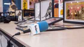 Un micrófono de la Televisión de Badalona en una imagen de archivo / TELEB