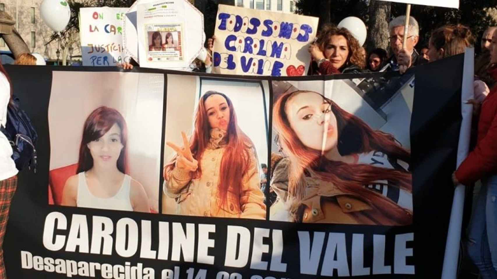 Concentración por Caroline del Valle en Barcelona / MA