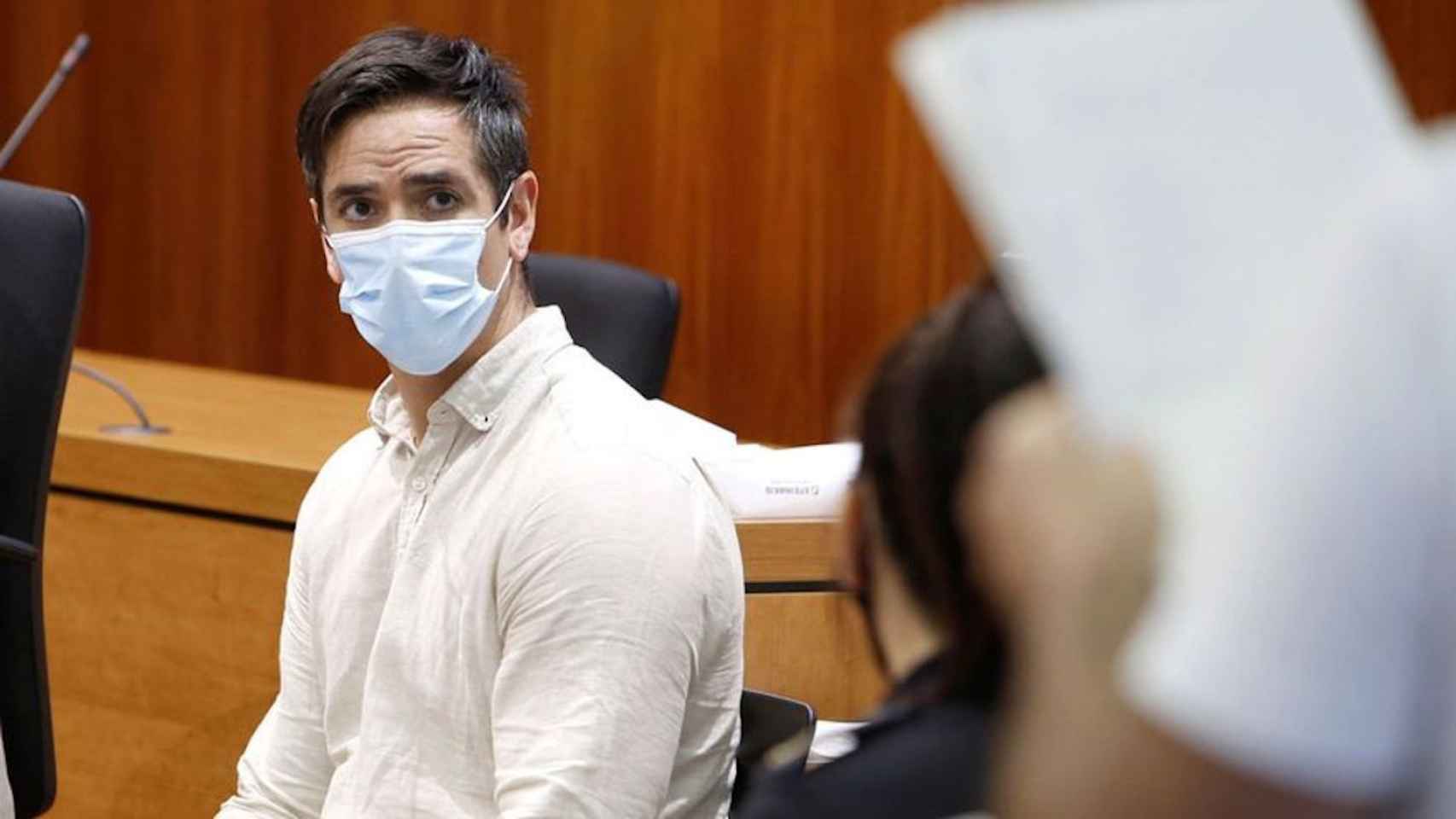 Rodrigo Lanza, durante el juicio por el 'crimen de los tirantes' / EFE