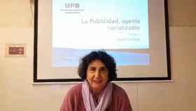 Captura de pantalla del vídeo en el que Joana Gallego, profesora de la UAB, denuncia públicamente la persecución ideológica que sufre / TWITTER