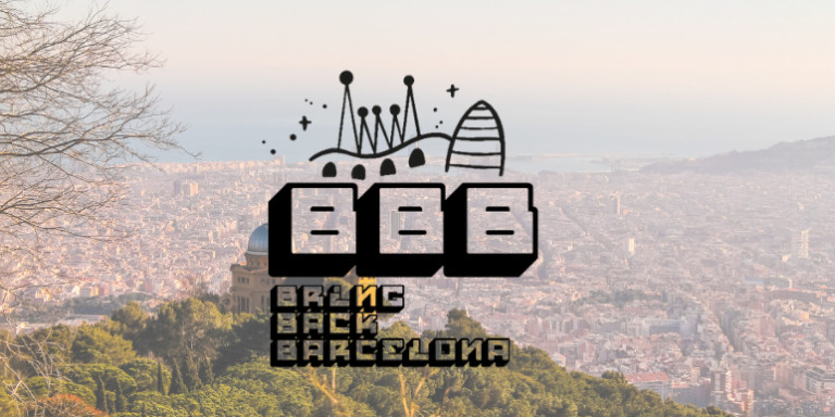 Logo de Bring Back Barcelona / FOTOMONTAJE METRÓPOLI