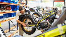 Producción de motos de trial TRS del conglomerado barcelonés Excens