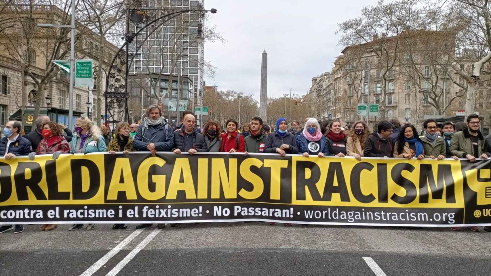 Manifestación por el Día Internacional Contra el Racismo en Barcelona / EUROPA PRESS