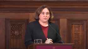 La alcaldesa de Barcelona, Ada Colau, en rueda de prensa sobre la ZBE / AYUNTAMIENTO DE BARCELONA