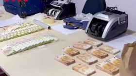 Préstamo de billetes falsos incautado por los Mossos d'Esquadra / TWITTER