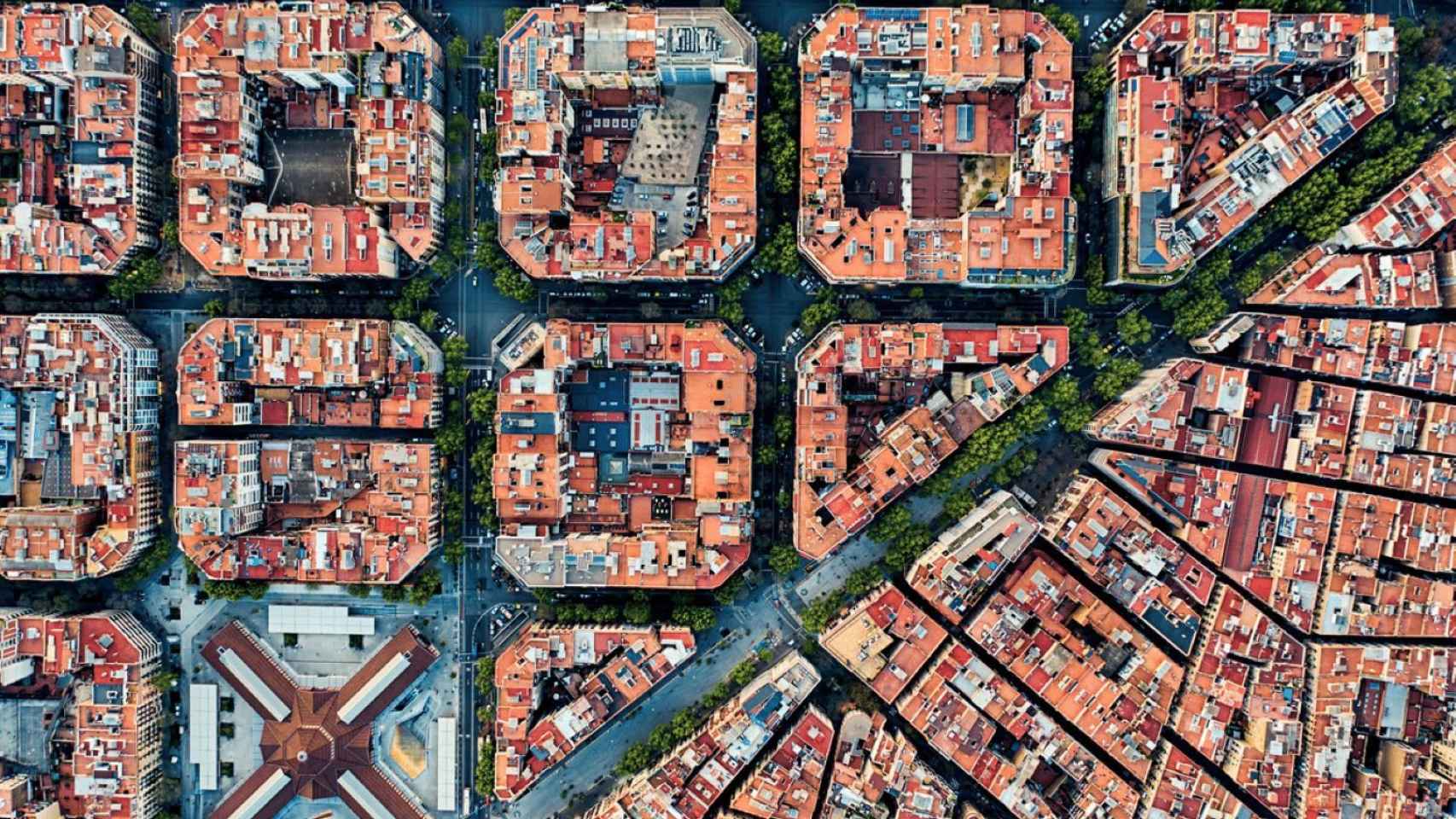 Vista panorámica del Eixample de Barcelona / ARCHIVO