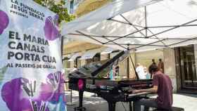 Un piano en el paseo de Gràcia en una edición anterior del Concurso Internacional de Música Maria Canals / EUROPA PRESS