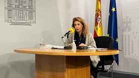 La ministra de Transportes, Raquel Sánchez, durante la entrevista esta mañana en Ser Catalunya / @raquelsjimenez