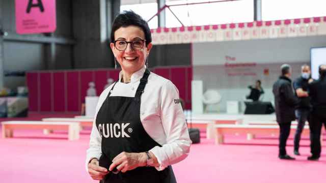 Carme Ruscalleda posa para Metrópoli en la feria Alimentaria / LUIS MIGUEL AÑÓN