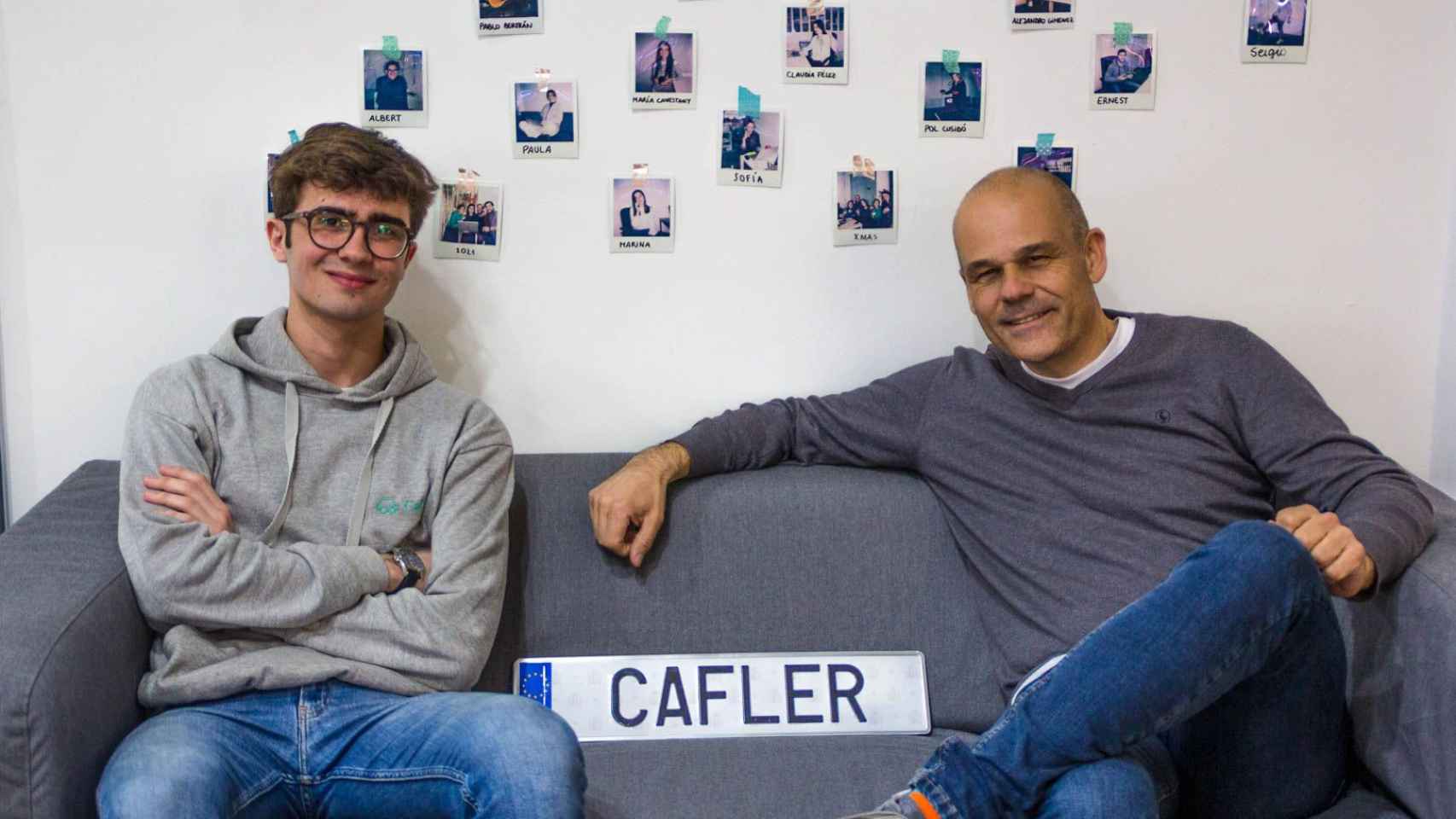 Ricard Guillem e Iñigo Diago, cofundadores de la startup barcelonesa Cafler / CAFLER
