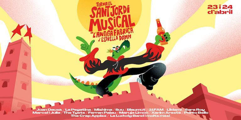 Cartel del Sant Jordi Musical 2022 / CEDIDA