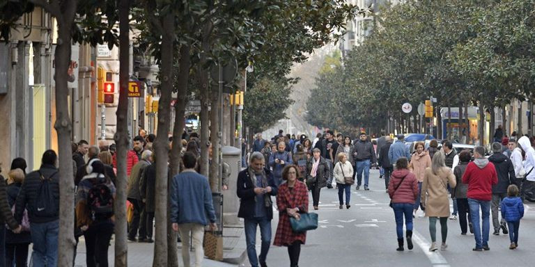 Calles de Nou Barris cortadas para permitir la circulación de peatones / AJUNTAMENT DE BARCELONA