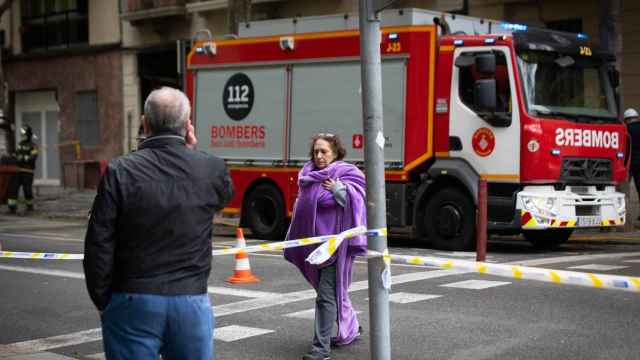 Una de las vecinas afectadas por el incendio / EUROPA PRESS