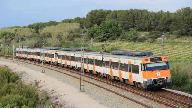 Tren de Rodalies de la línea R4 en una imagen de archivo