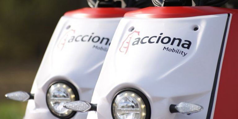 Frontal de motos de 'sharing' de Acciona / ACCIONA