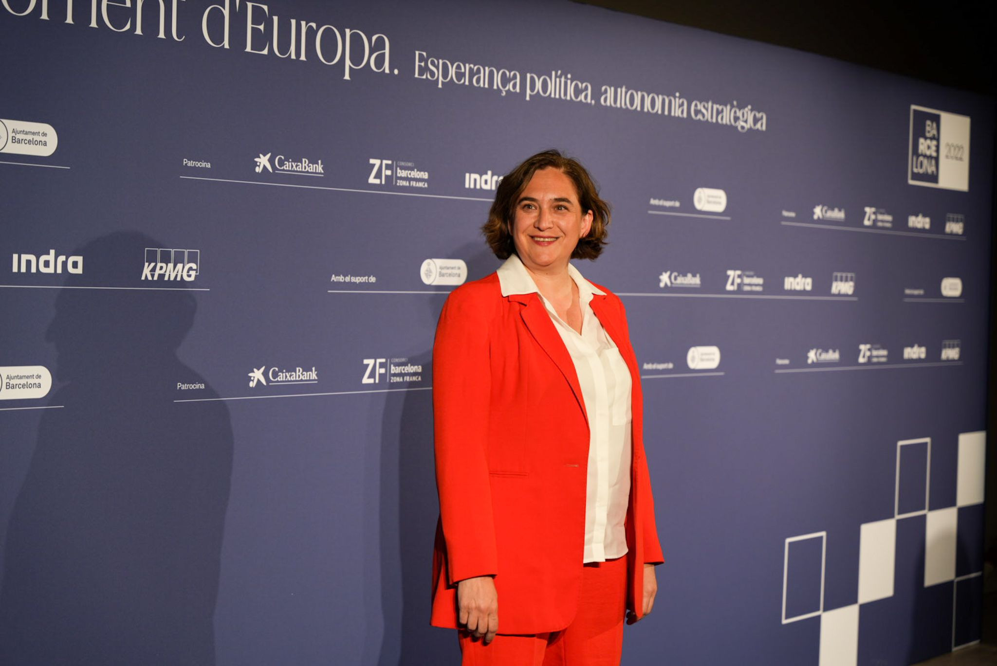 La alcaldesa de Barcelona, Ada Colau, en el Círculo de Economía / METRÓPOLI