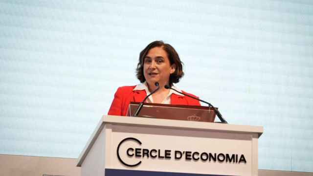 Ada Colau, en las jornadas del Círculo de Economía / LUIS MIGUEL AÑÓN