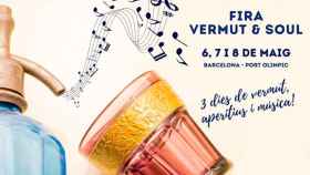 Cartel de la Fira Vermut & Soul, este fin de semana en el Port Olímpic / FIRA VERMUT & SOUL