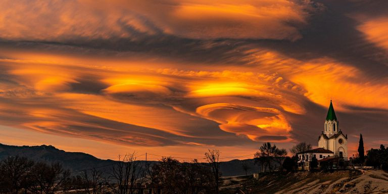 Fotografía del cielo de Manlleu hecha por la fotógrafa Carme Molist Vidal para el Europhotometeo / EUROPHOTOMETEO