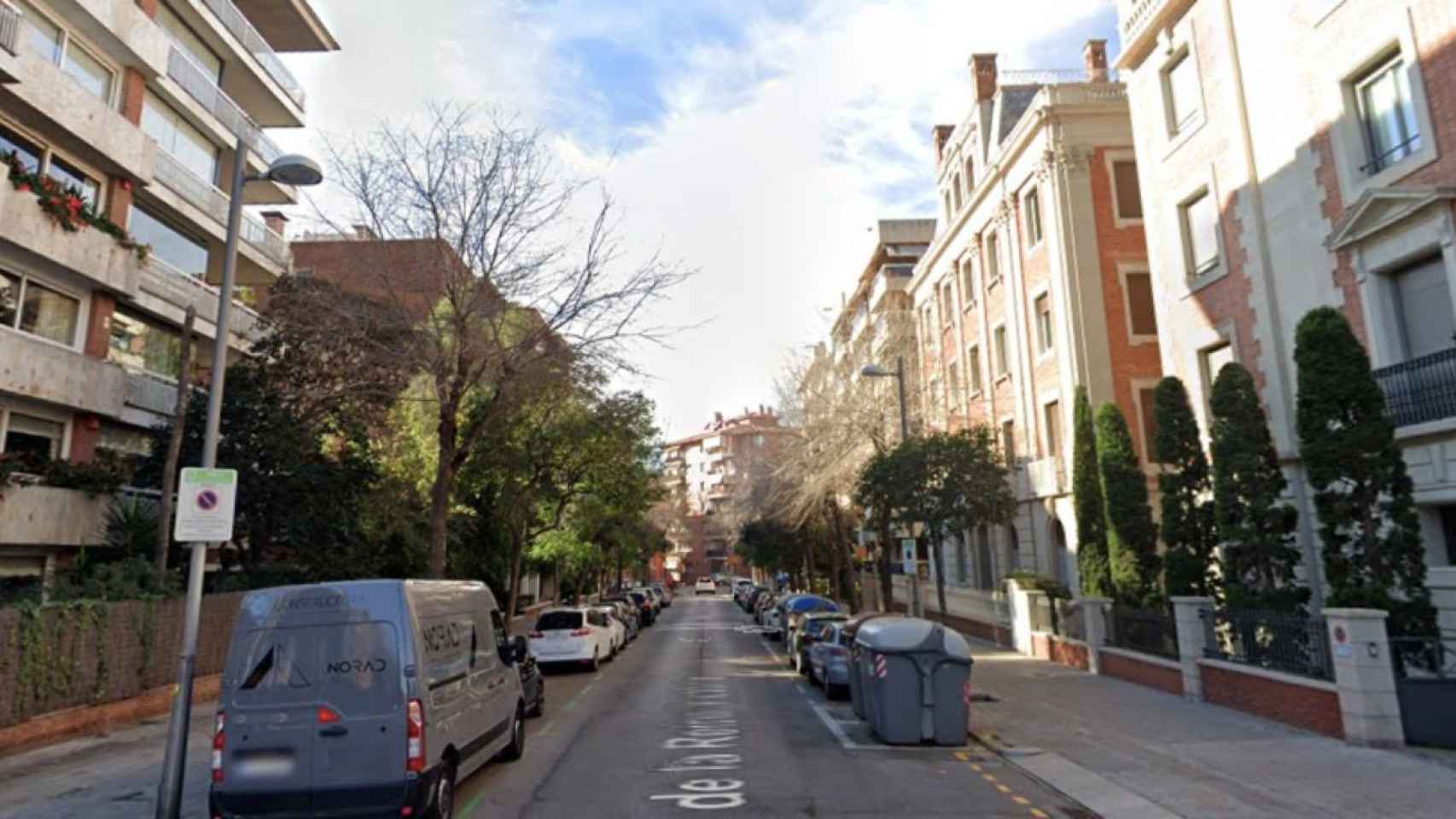 La calle Reina Victòria de Sant Gervasi-Galvany  / GOOGLE MAPS