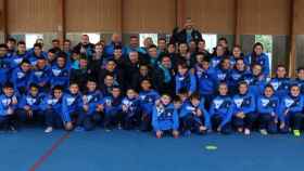 Jóvenes deportistas del fútbol base del CE Barcelonet Futsal / CEDIDA